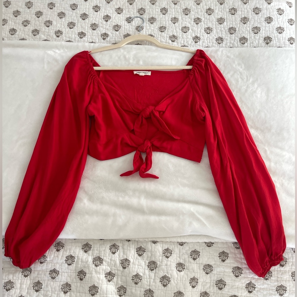 Red Tie Top
